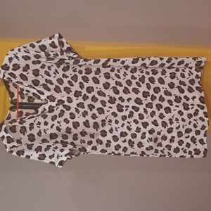 Zara leopard print mini dress